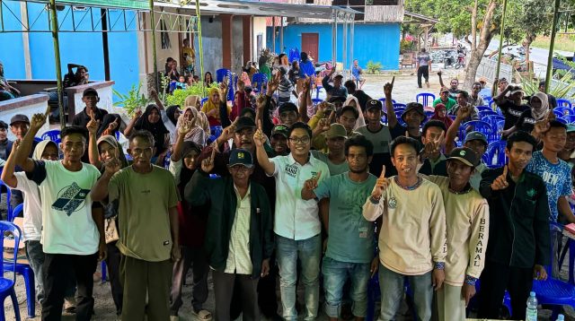 Tukang dan Buruh di kabupaten Sigi, mantapkan pilihan ke Pasangan Beramal