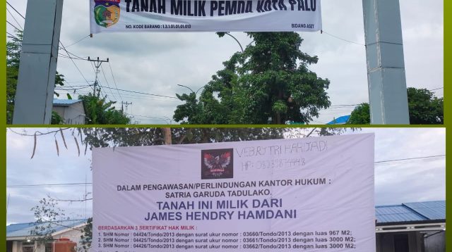 Lokasi Perumahan Hunian Tetap I di kelurahan Tondo, kota Palu.