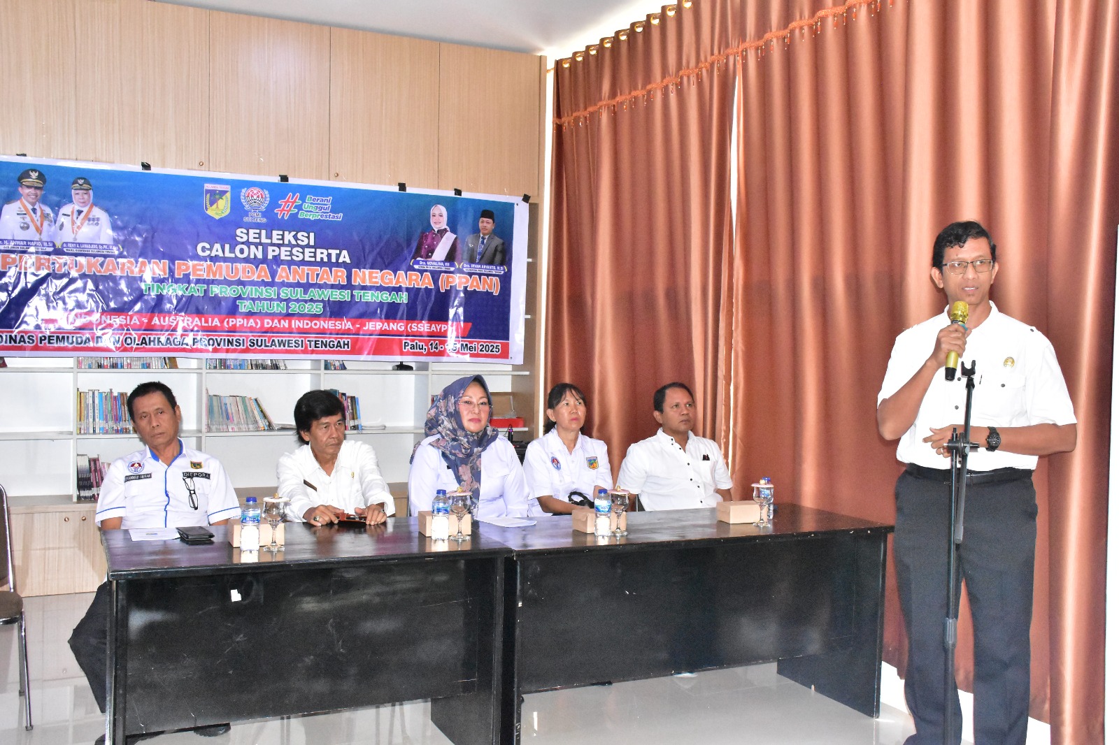 Ketua Harian Purna Caraka Muda Indonesia (PCMI) Provinsi Sulawesi Tengah, Yusri, S.Pd, M.Pd