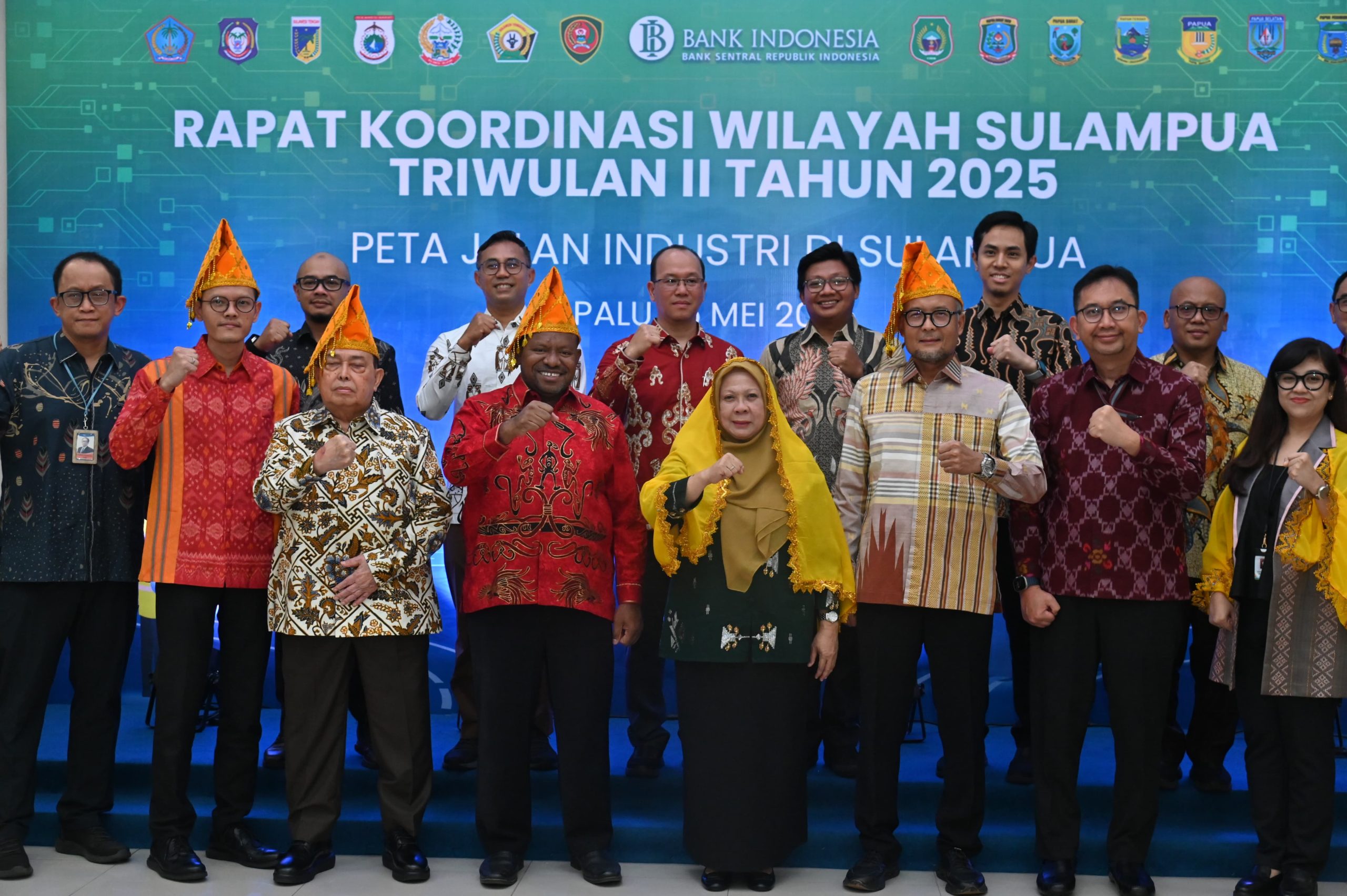 Perwakilan Bank Indonesia (BI) Sulawesi Tengah menggelar Rapat Koordinasi Wilayah Sulampua Triwulan II Tahun 2025 dihadiri Wakil Gubernur Sulawesi Tengah dr. Reny A Lamadjido