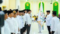 Dr. H. Anwar Hafid, resmi melantik pengurus Dewan Pengurus Cabang (DPC) MCMI Kabupaten Buol di Masjid Agung Buol, Selasa malam (27/5/2025).