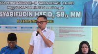 Wakil Ketua DPRD Provinsi Sulawesi Tengah, Syarifudin Hafid