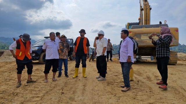 Wakil Bupati Parigi Moutong, Abdul Sahid, mengunjungi lokasi tambang