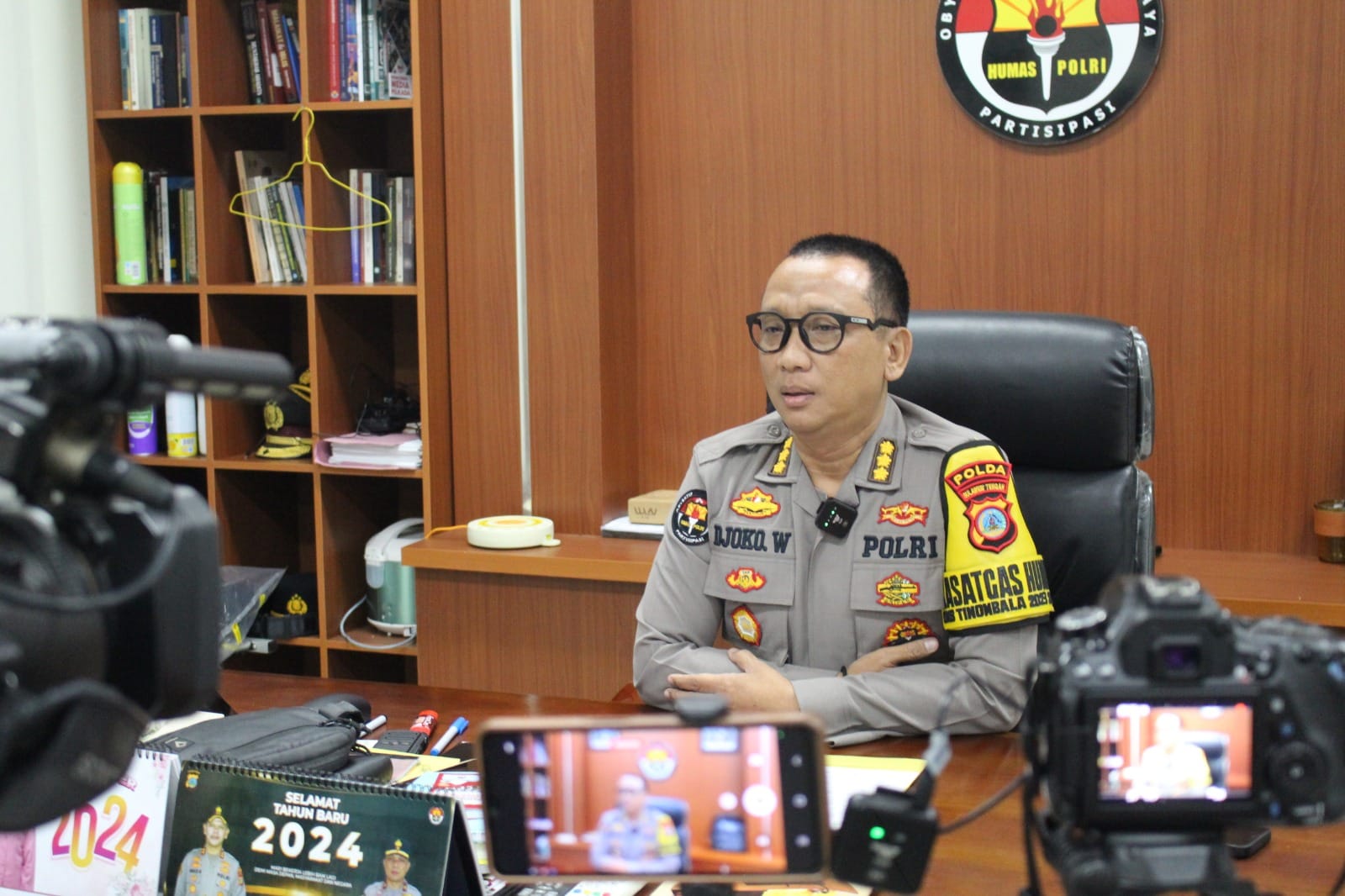 Kabidhumas Polda Sulteng Kombes Pol. Djoko Wienartono
