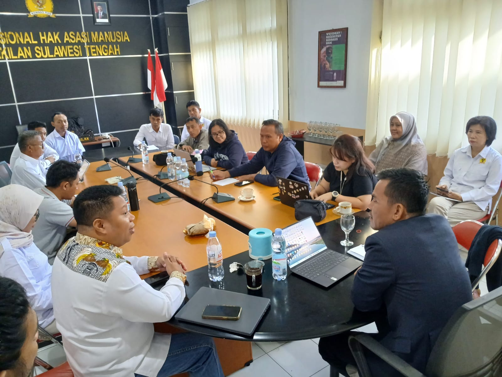 Komisioner Komnas HAM Saurlin P. Siagian dan rombongan berada di Palu Provinsi Sulawesi Tengah, sejak tanggal 23-27 Juni 2025.