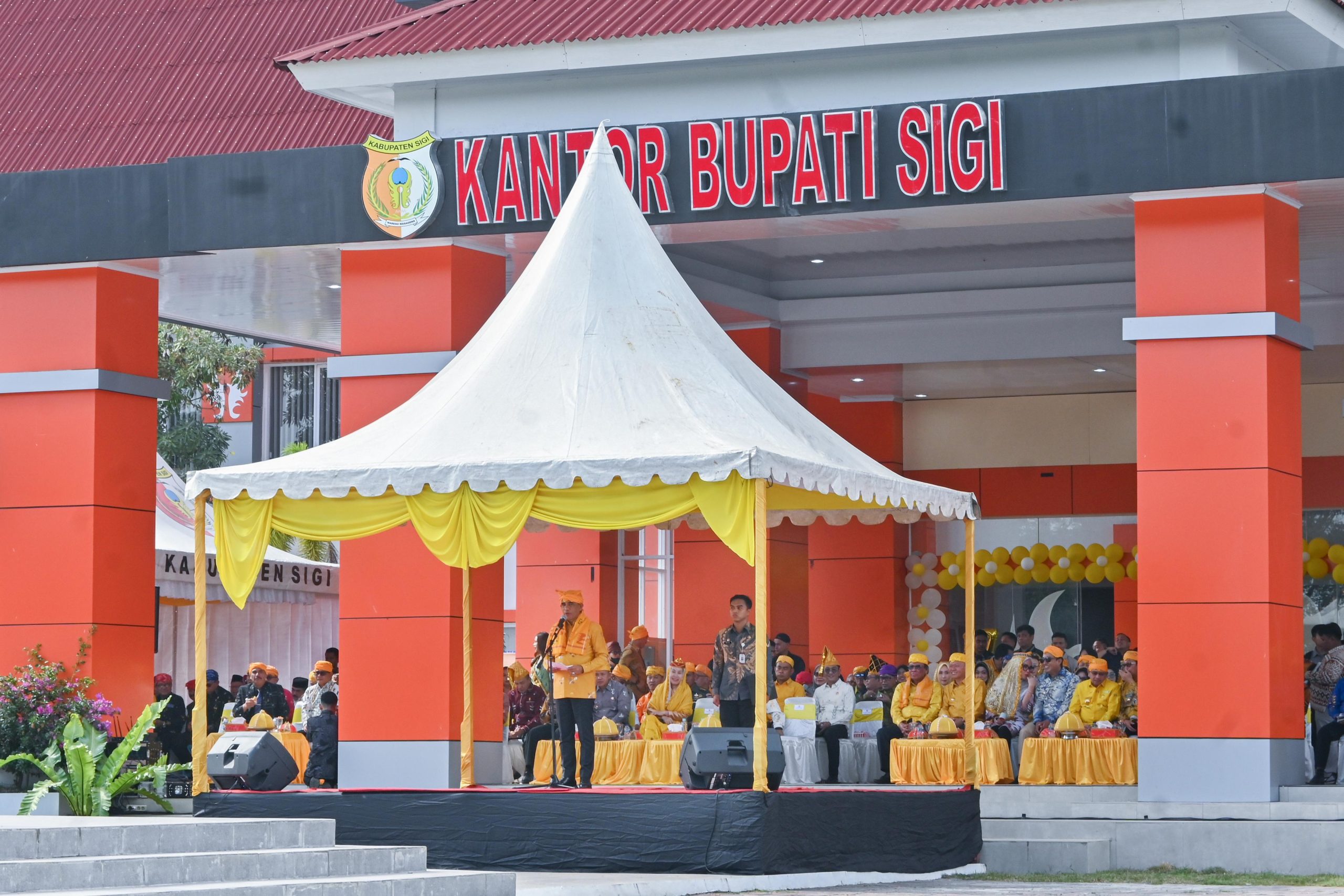 Peringatan HUT ke-17 Kabupaten Sigi pada Selasa (24/6) di kantor Bupati Sigi