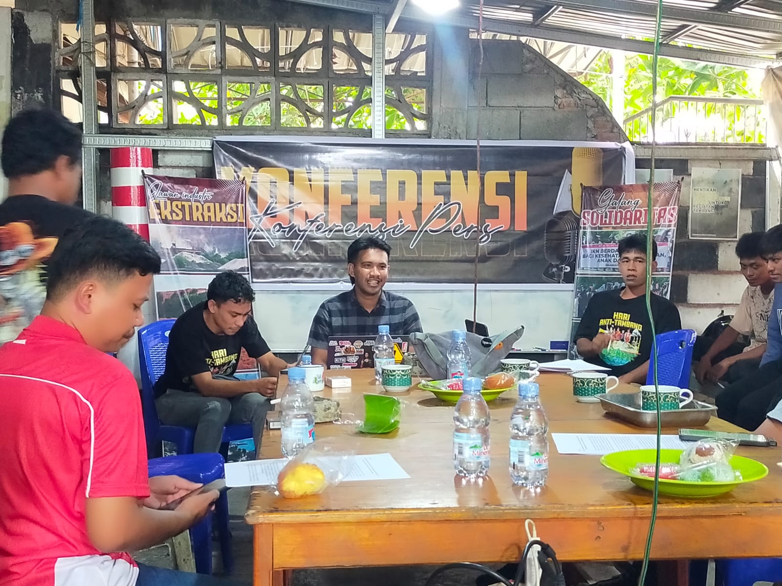 JATAM Sulteng gelar Konferensi Pers di kantor JATAM Sulteng, Kota Palu, Selasa (1/7/2025) siang.