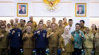 kegiatan Sosialisasi Antikorupsi dan Pengendalian Gratifikasi yang digelar oleh Komisi Pemberantasan Korupsi Republik Indonesia (KPK RI), Selasa (8/7/2025), di Ruang Polibu, Kantor Gubernur Sulteng.