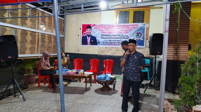 Anggota DPRD Kota Palu, Erman Lakuana, S.Sos