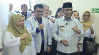 Pemeriksaan Kesehatan bagi ASN dan Pemeriksaan HPV-DNA, serta Penandatanganan MoU Labkes dan BPJS Kesehatan di UPT Labkes, Rabu (23/7/2025).