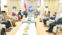 audiens pengurus Dekopinwil Sulteng di ruang kerja gubernur, Senin (28/7/2025).