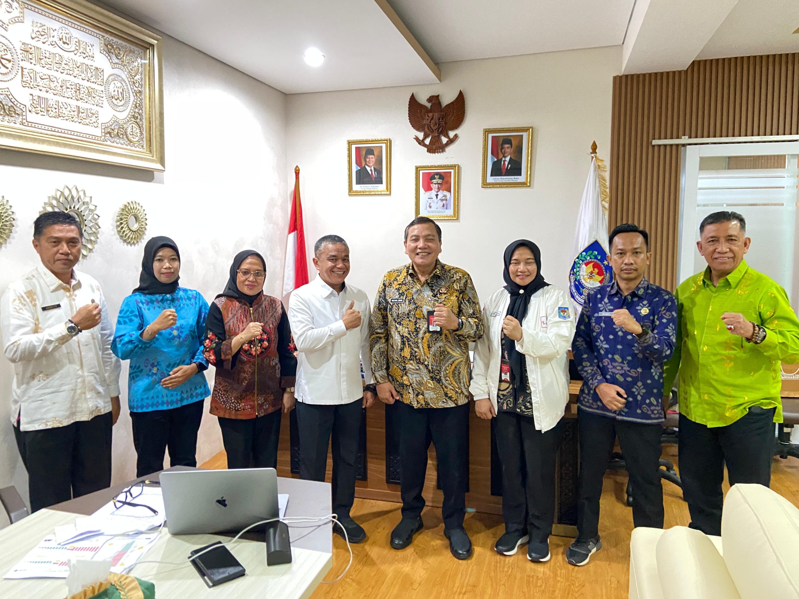 Wali Kota Palu, H. Hadianto Rasyid, SE, didampingi sejumlah pejabat Pemerintah Kota Palu, melakukan kunjungan resmi ke Inspektorat Jenderal (Itjen) Kementerian Dalam Negeri Republik Indonesia (Kemendagri) pada Kamis (7/8/2025) di Jakarta