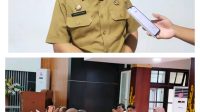 Kaban Kesbangpol Kota Palu, Ansyar Sutiadi (foto atas). Rapat Bapemperda DPRD Kota Palu (foto bawah).