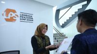 Pelayanan di Kantor Lembaga Penjamin Simpanan (LPS).
