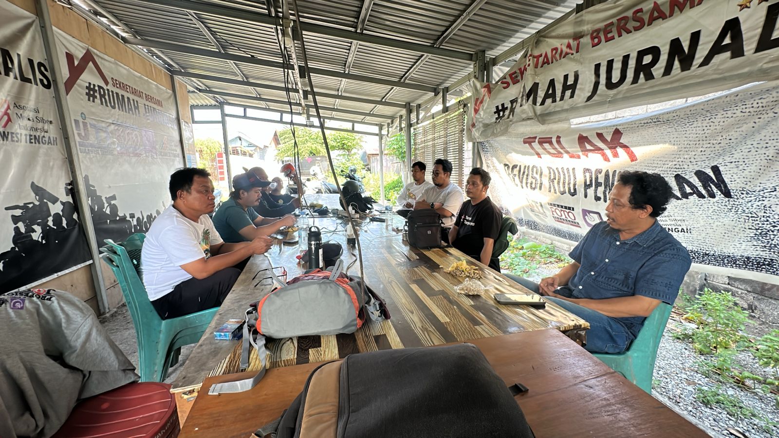 Sekber Rumah Jurnalis di Kota Palu.