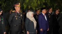 Upacara berlangsung khidmat di Taman Makam Pahlawan (TMP) Jalan Basuki Rahmat, Kota Palu, pada Minggu (17/8/2025) dini hari.