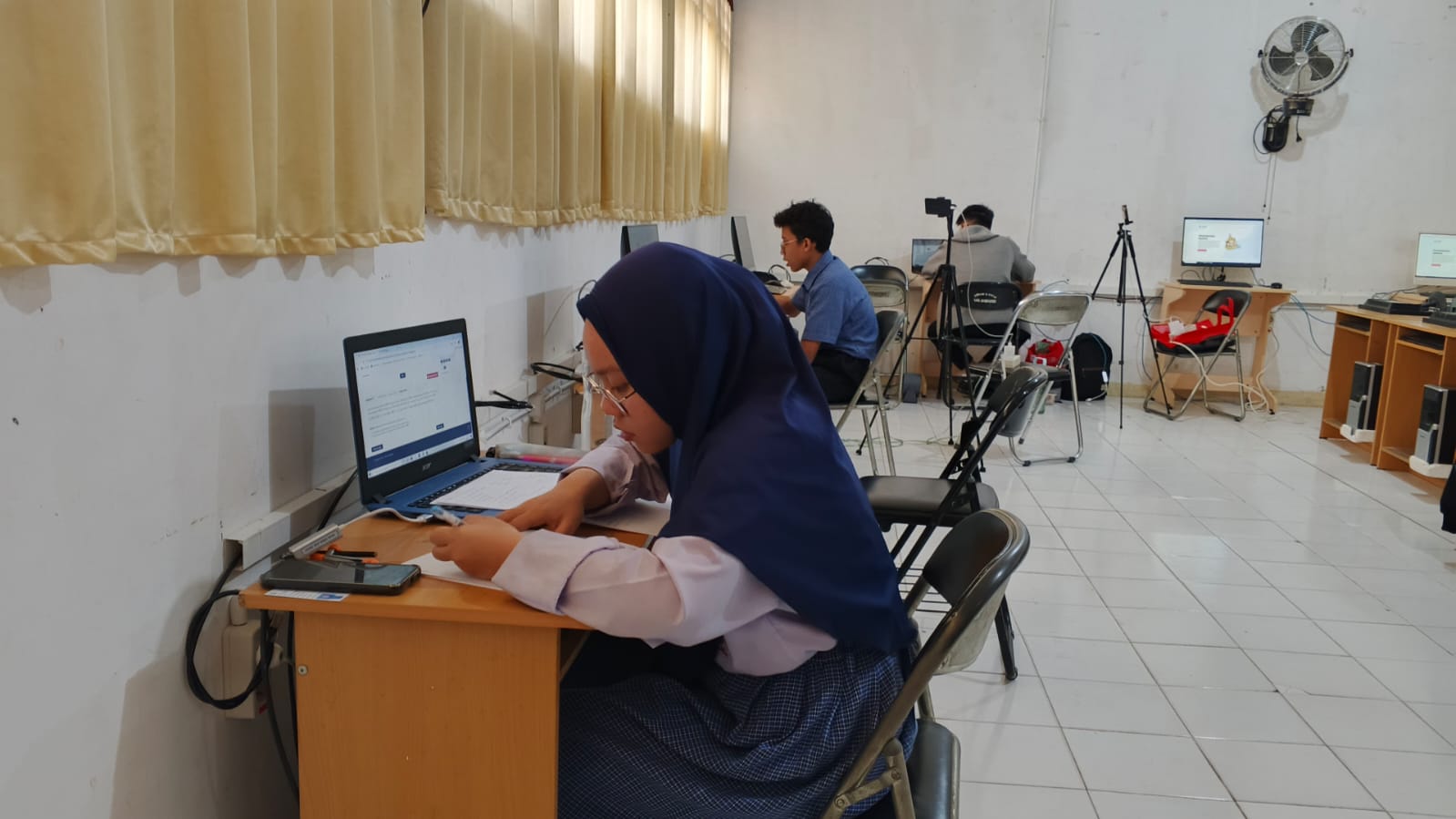 Peserta mengikuti OSNK bertempat di SMAN 5 Palu