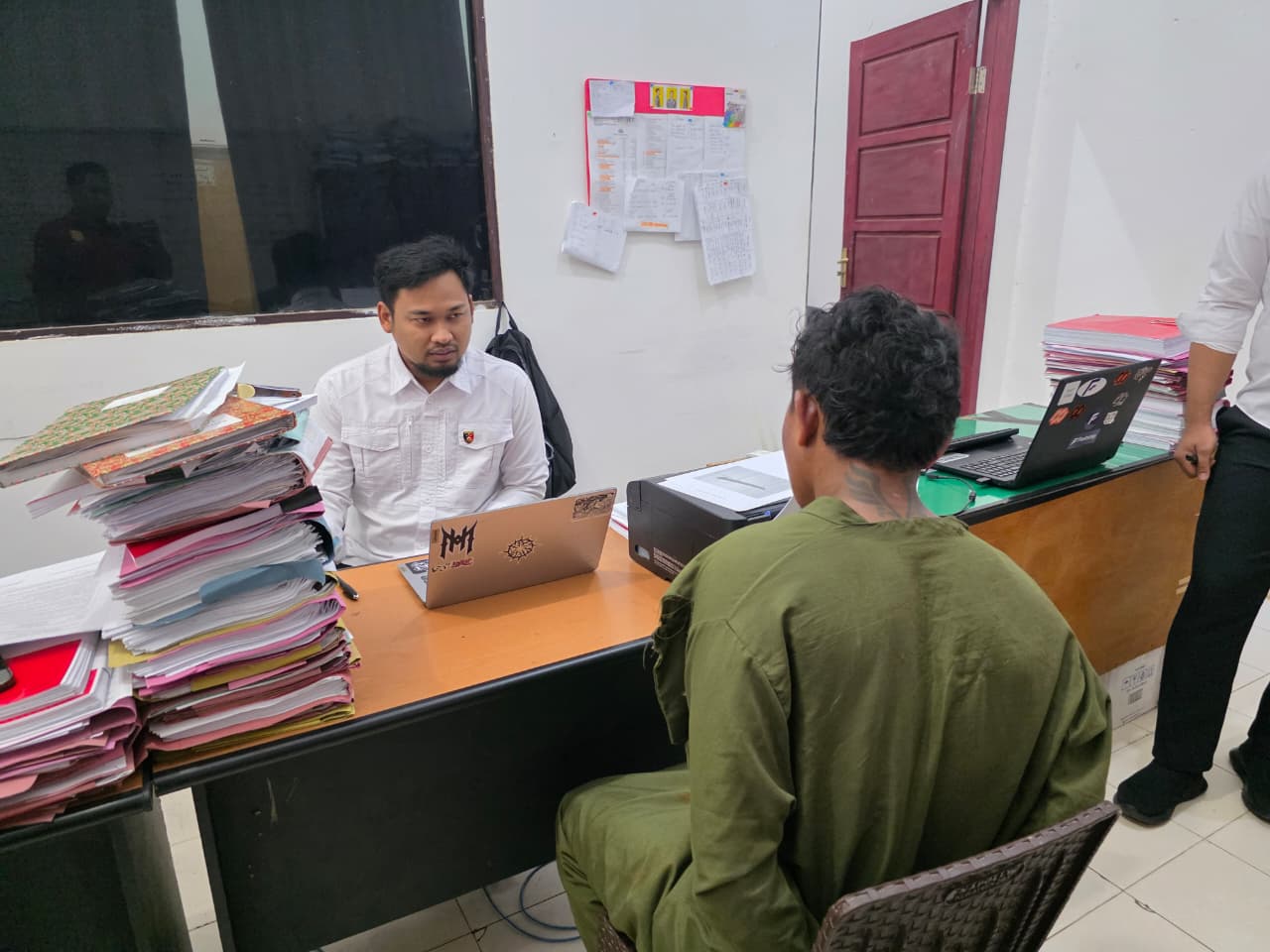 Pelaku penikaman telah diamankan di Mako Polres