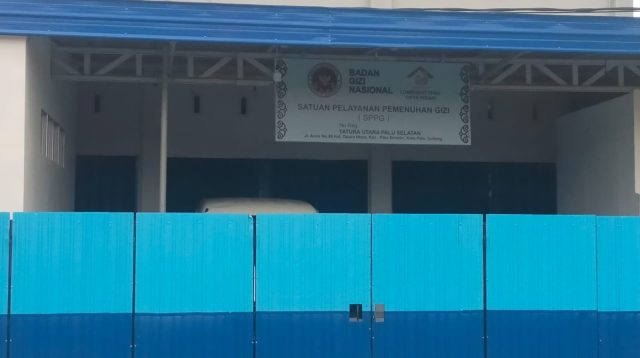 Kantor SPPG BGN Jalan Anoa, Kota Palu. FOTO: Mohammad Rizal/Filesulawesi.com