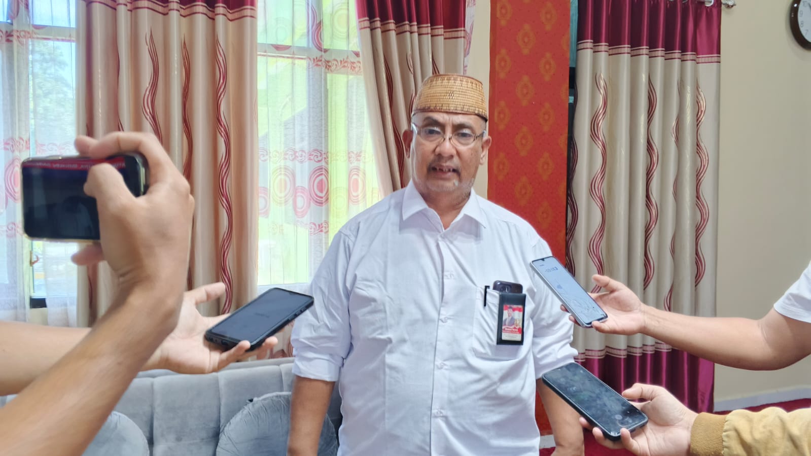 Kepala Kantor Kementerian Agama (Kemenag) Kota Palu, Ahmad Hasni