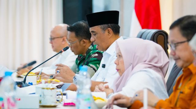 Gubernur Sulawesi Tengah, Anwar Hafid, memimpin langsung Rapat Koordinasi Tim Pengendalian Inflasi Daerah (TPID)