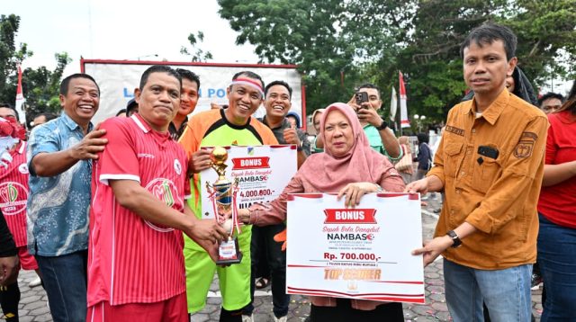 Turnamen Sepakbola Dangdut Nambaso antar perangkat daerah lingkup Provinsi Sulteng resmi berakhir