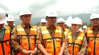 Gubernur saat menghadiri First Cut Ceremony Proyek Bahodopi Blok 1 bertajuk yang digelar PT Vale Indonesia Tbk (PTVI). FOTO: IST