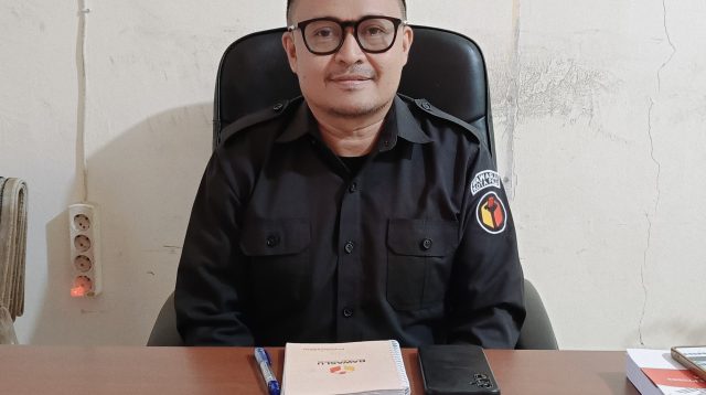 Ketua Bawaslu Kota Palu, Agussalim Wahid