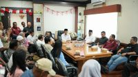 pertemuan bersama Satgas Penyelesaian Konflik Agraria (PKA), Kanwil BPN, dan perwakilan masyarakat, di ruang kerja Asisten I Setdaprov Sulteng, Fahrudin, Jumat (12/9/2025).