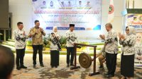 Pelaksanaan pembukaan Konkerprov I PGRI Sulteng. FOTO: IST