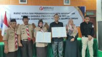 Melalui penandatanganan Memorandum of Understanding (MOU) Bawaslu Provinsi Sulawesi Tengah bersama Kwartir Daerah (Kwarda) Gerakan Pramuka Provinsi Sulawesi Tengah, Palu, Selasa (23/09/2025).