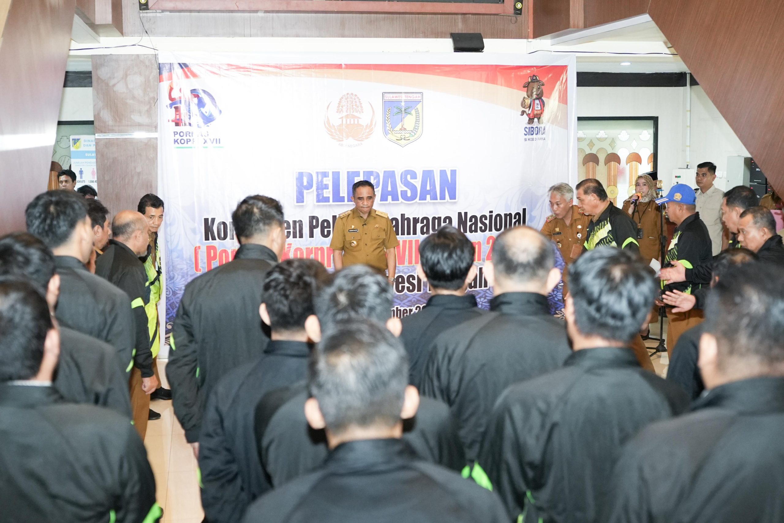 Acara pelepasan berlangsung di Kantor Gubernur Sulteng, Selasa (30/9/2025).