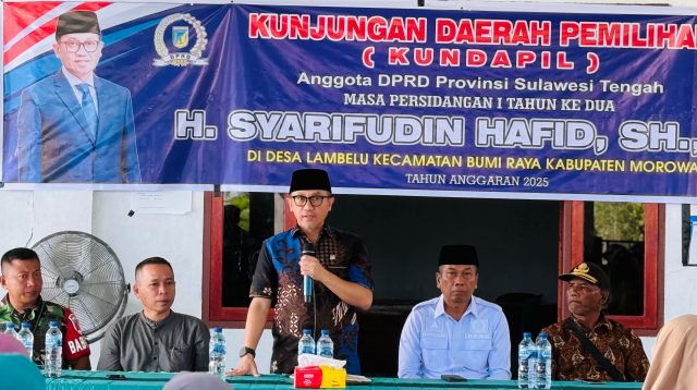 Wakil Ketua II DPRD Provinsi Sulawesi Tengah, H. Syarifudin Hafid, SH, MM
