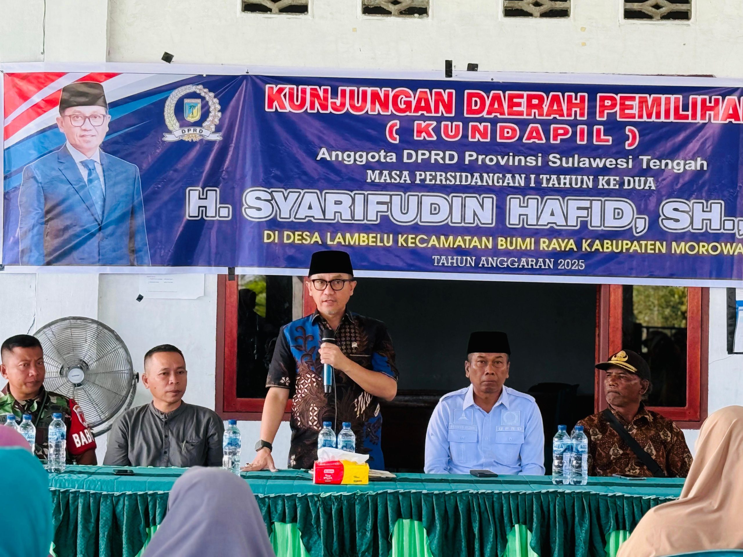 Wakil Ketua II DPRD Provinsi Sulawesi Tengah, H. Syarifudin Hafid, SH, MM