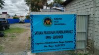 Pelaksana atau penyedia Dapur Satuan Pelayanan Pemenuhan Gizi (SPPG) Makan Bergizi Gratis (MBG) wilayah Kecamatan Palu Selatan, jalan Sekunder, Kota Palu.