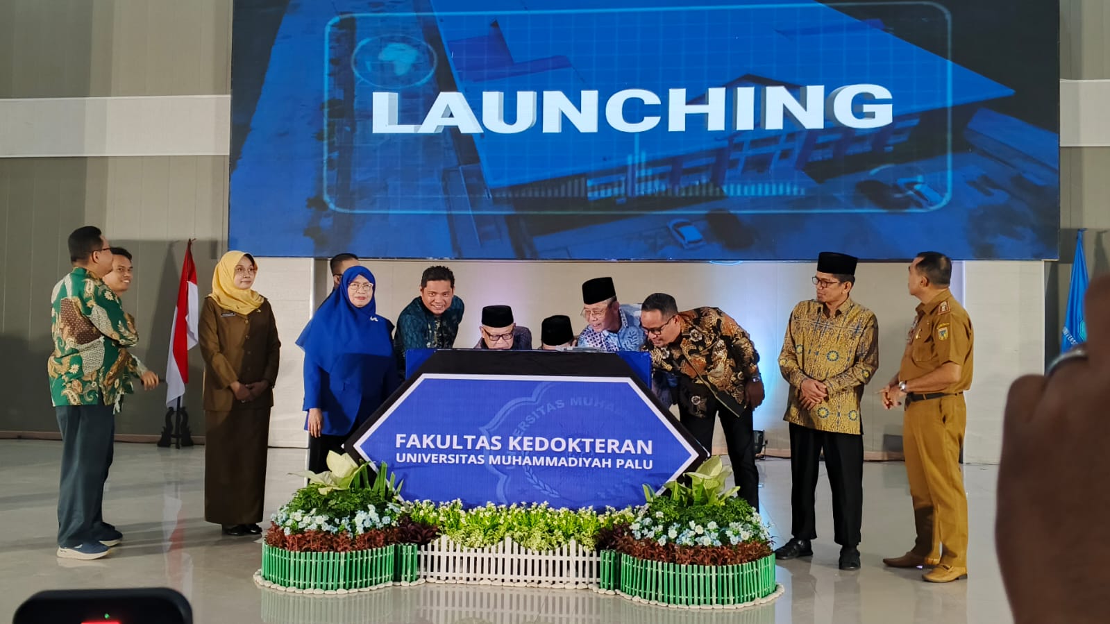 Peresmian Fakultas Kedokteran Universitas Muhammadiyah (Unismuh) Palu. FOTO: Mohammad Rizal/Filesulawesi.com