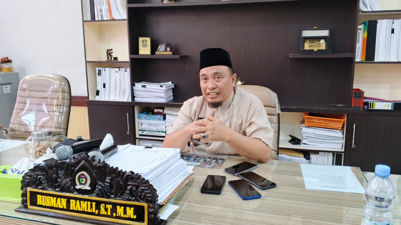 Ketua KOMISI B DPRD Kota Palu, Rusman Ramli