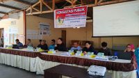 Konsultasi publik terkait dengan draf atau penyusunan Rancangan Peraturan Daerah (Ranperda) Tentang Perlindungan Petani Garam di Teluk Palu.
